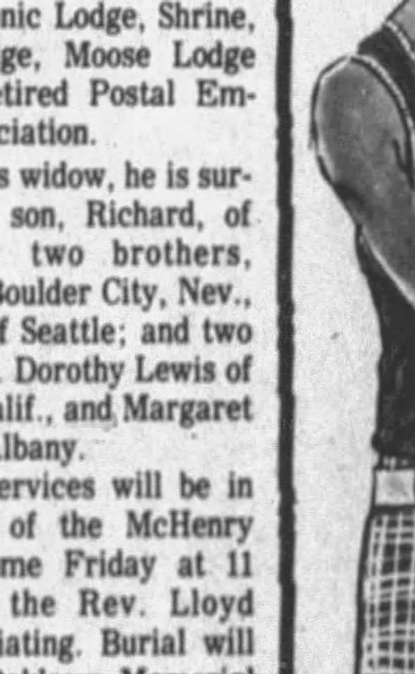 Clipping from Corvallis Gazette-Times